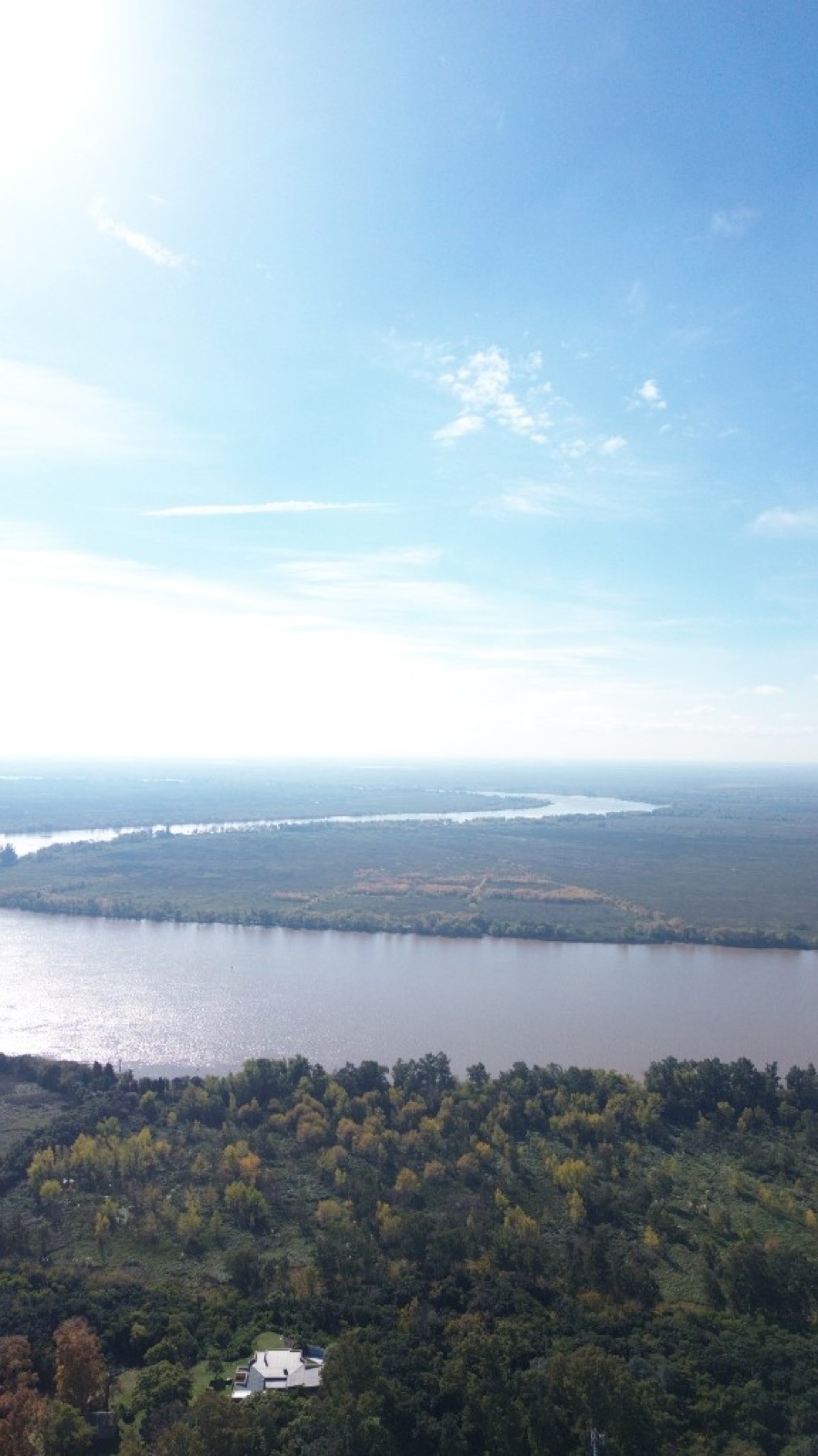 Entorno El Aduar — vista al río Paraná