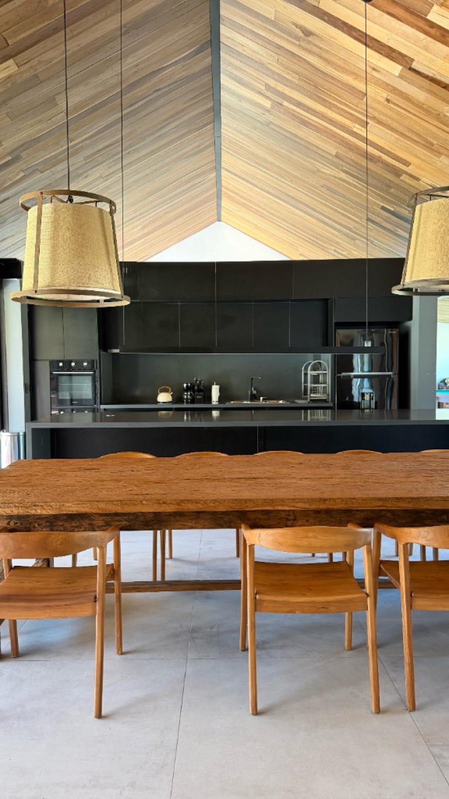 Cocina y sector de comedor