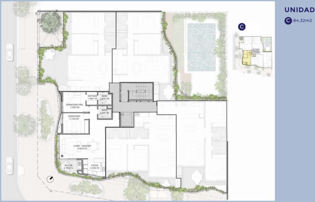 Kaizen · Unidad 3C — 3° piso con terraza