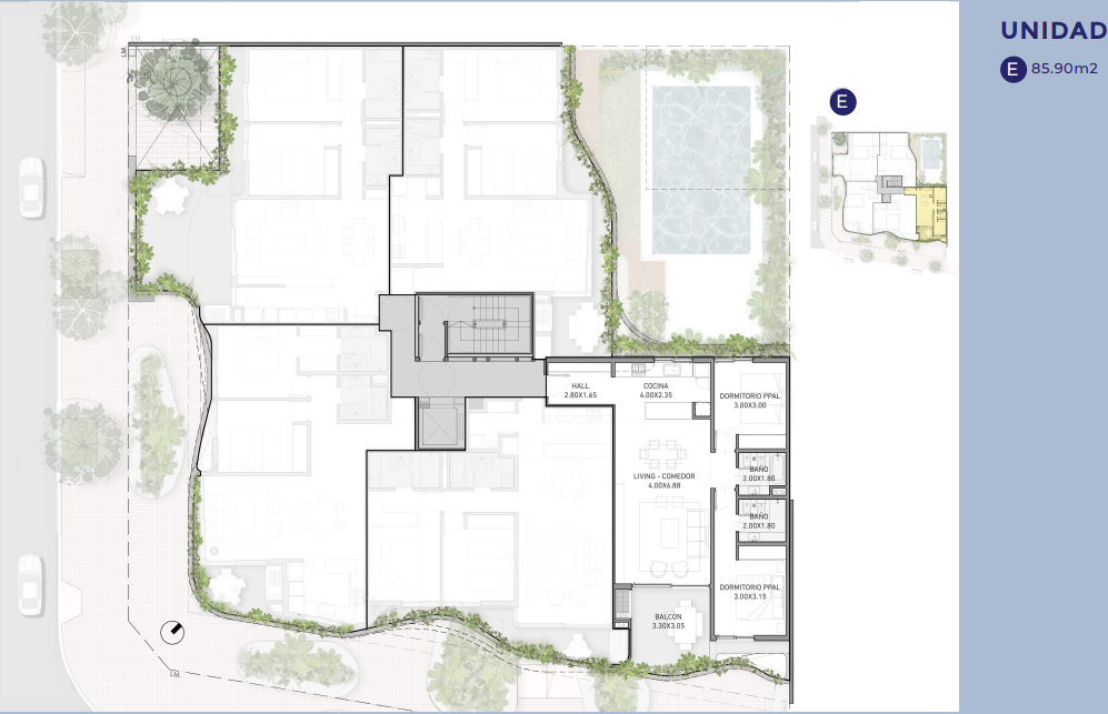 Kaizen · Unidad 3E — 3° piso con terraza